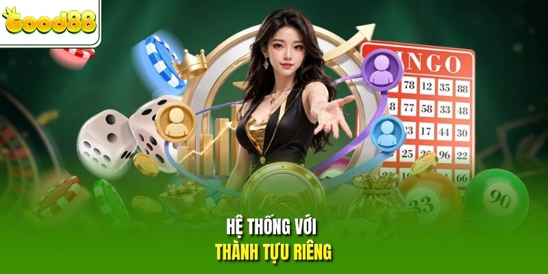 Hệ thống với thành tựu riêng
